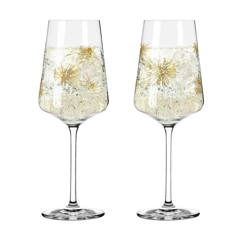 Ritzenhoff Champagnerglas Ritzenhoff Champagner Glas 2er Set Kristallreif