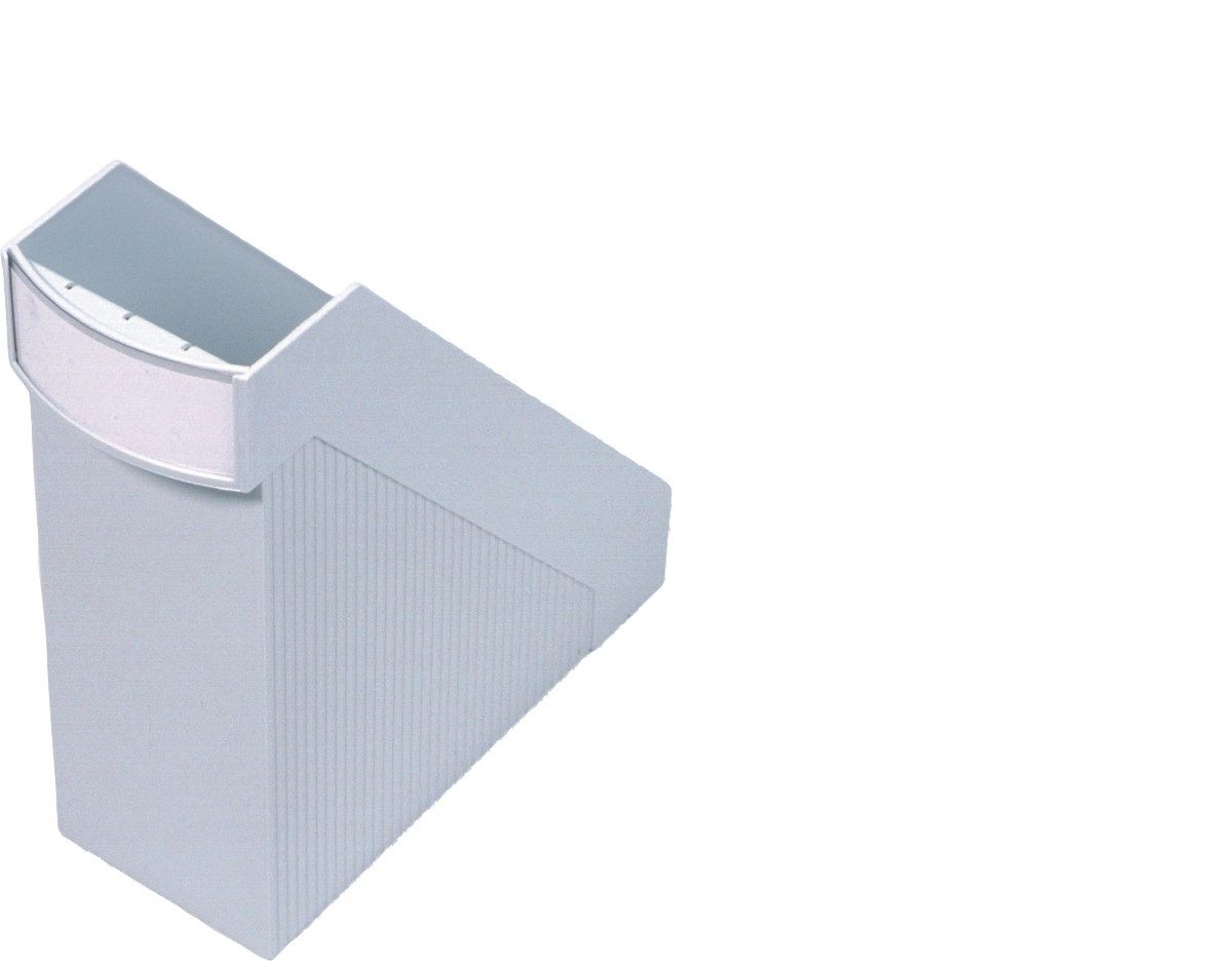 HELIT Stehsammler Stehsammler Linear 10x27x29cm lichtgrau