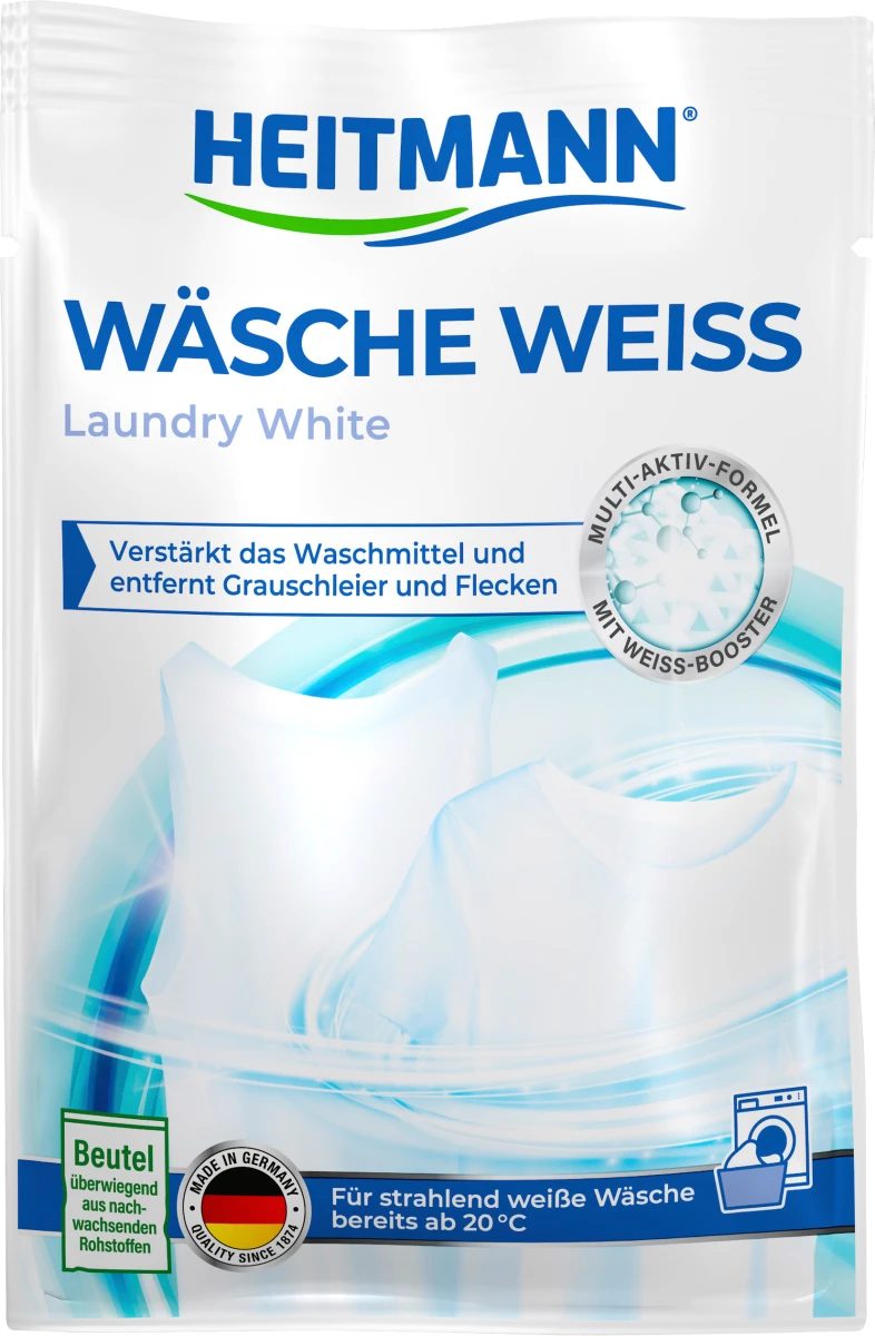 HEITMANN Wäsche Weiss: Waschmittelzusatz für alle Temperaturen Vollwaschmittel