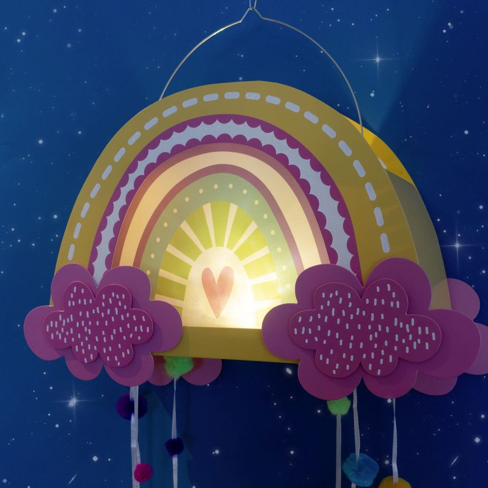 URSUS Umzugslaterne Laternen Bastelset - Regenbogen