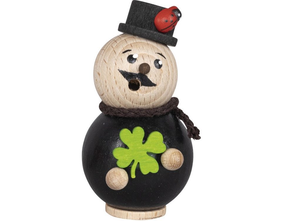 SAICO Original Räucherhaus Mini-Räucherfigur Deko Holz Schornsteinfeger 8 cm