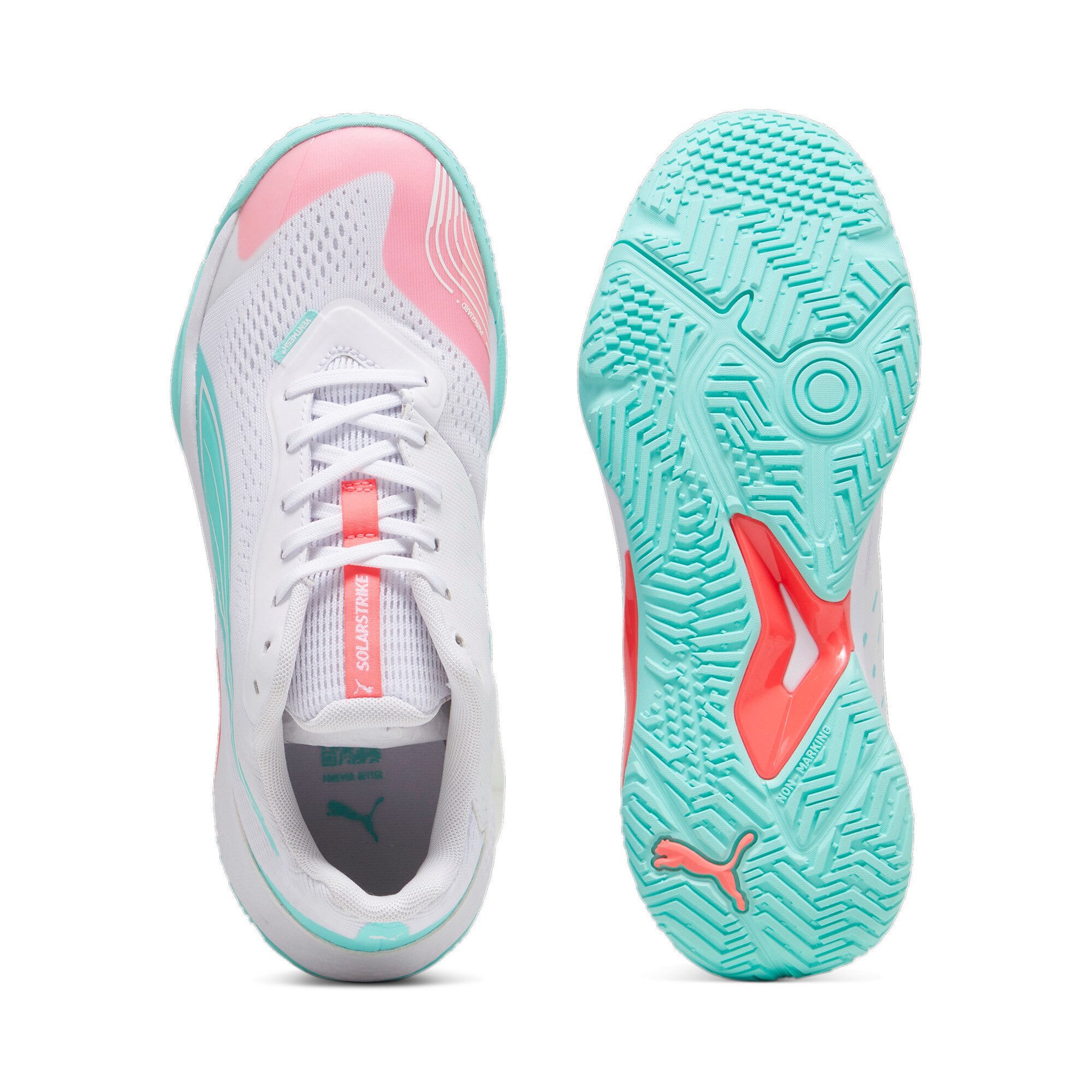 PUMA Solarstrike III W PUMA White-Electric Peppermint Handballschuh