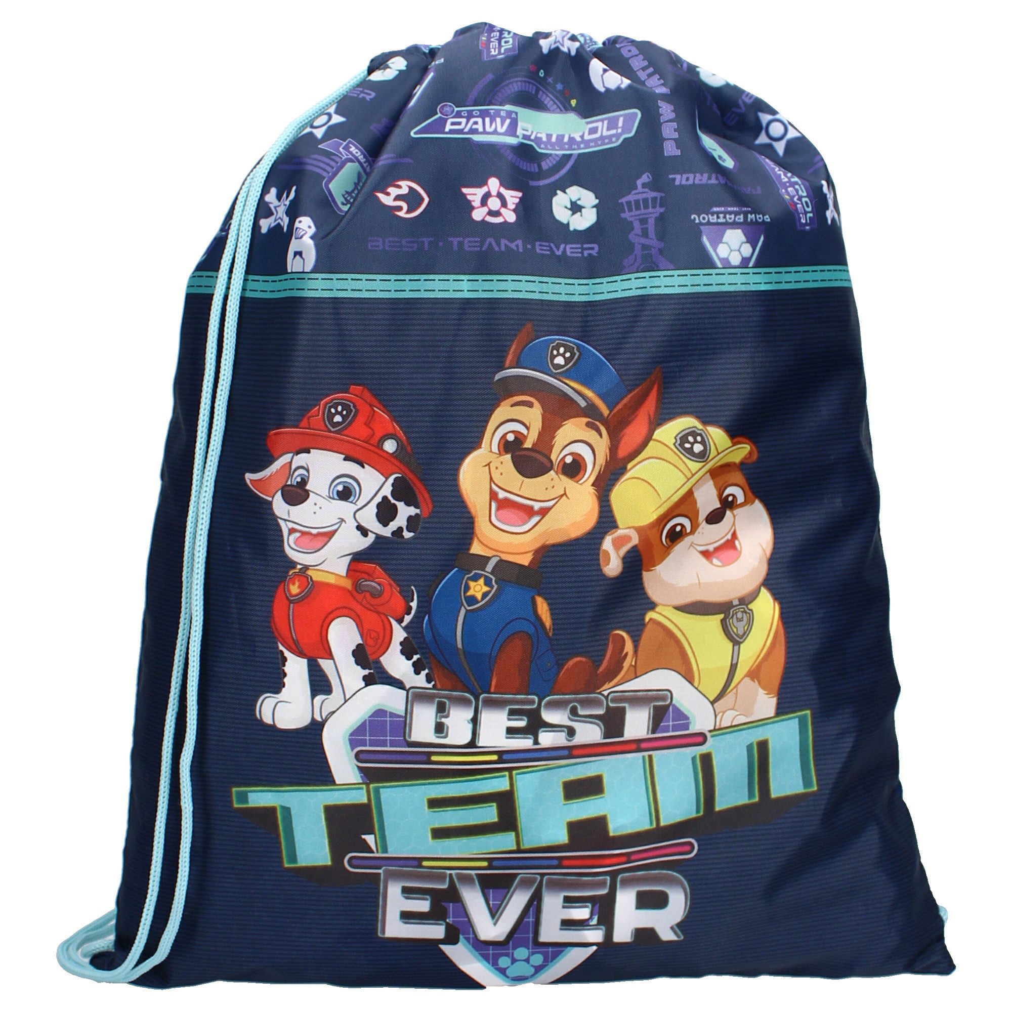 PAW PATROL Turnbeutel Sportbeutel Kinder Turnbeutel Gymbag Tasche Schule Freizeit