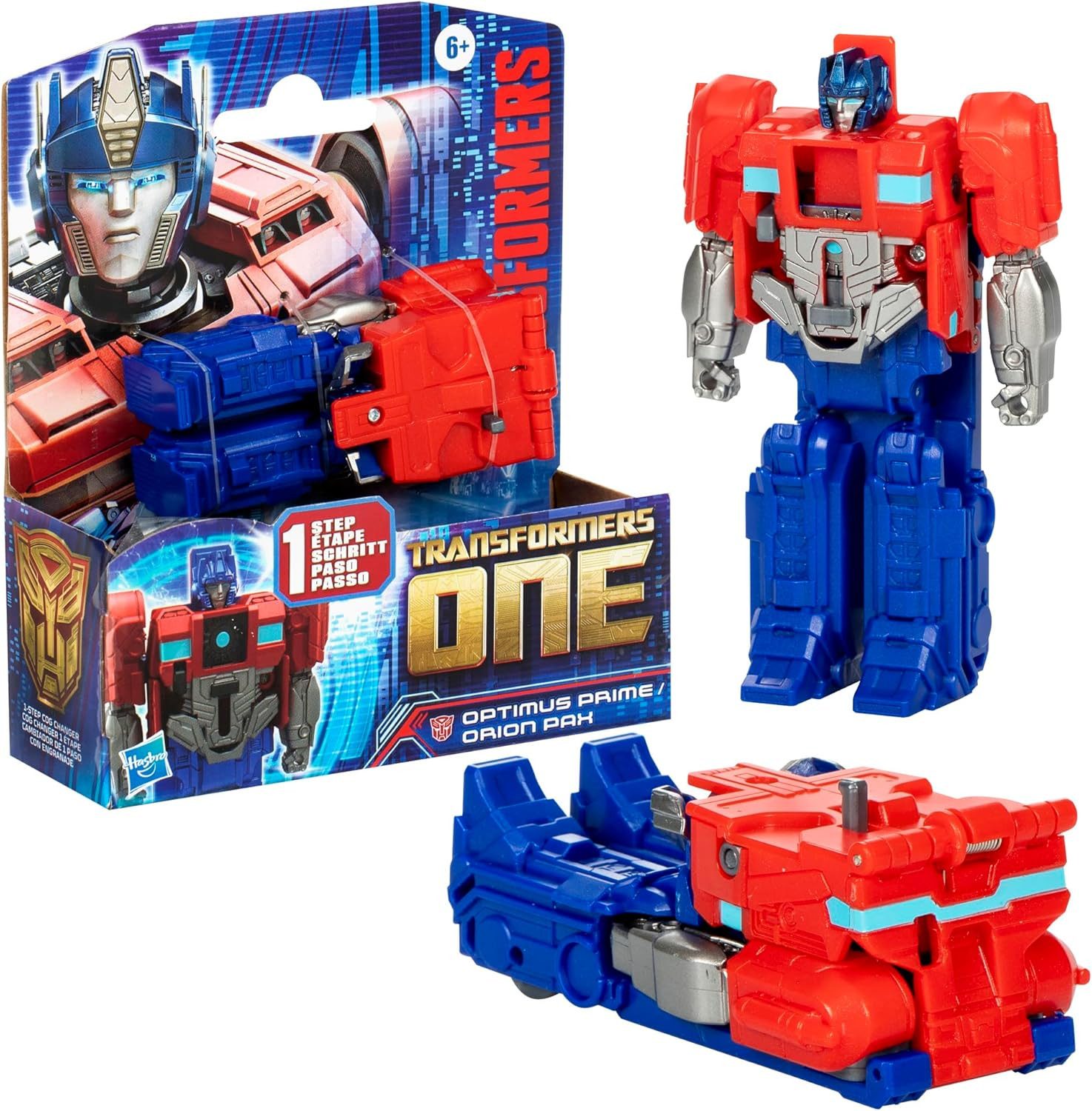 Hasbro Actionfigur Transformers One COG Changer Optimus Prime Orion Pax Action-Figur 6+