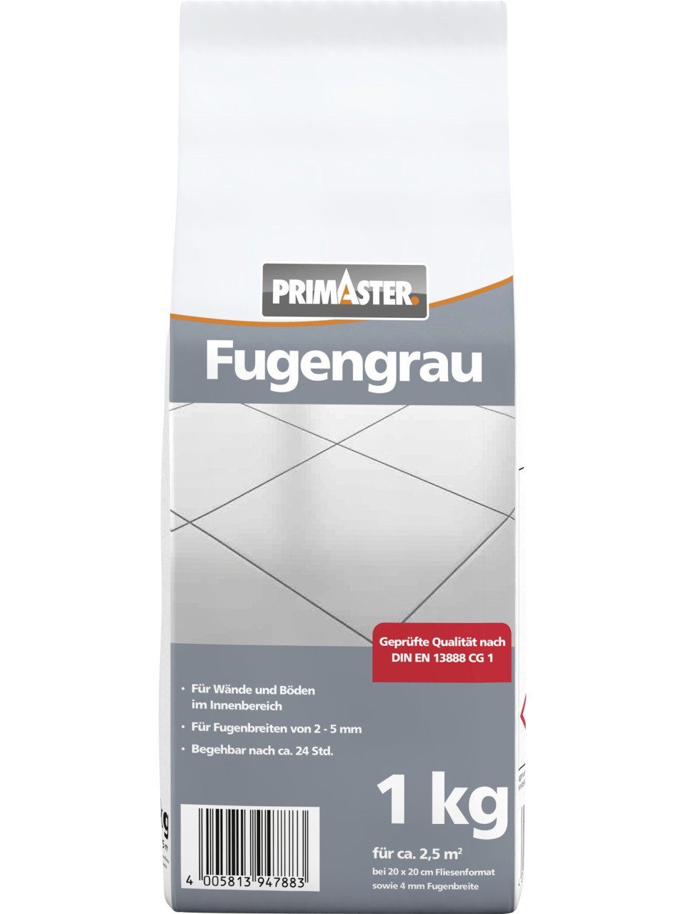 Primaster Fugenmörtel Primaster Fugengrau 2 - 5 mm dunkelgrau 1 kg günstig online kaufen