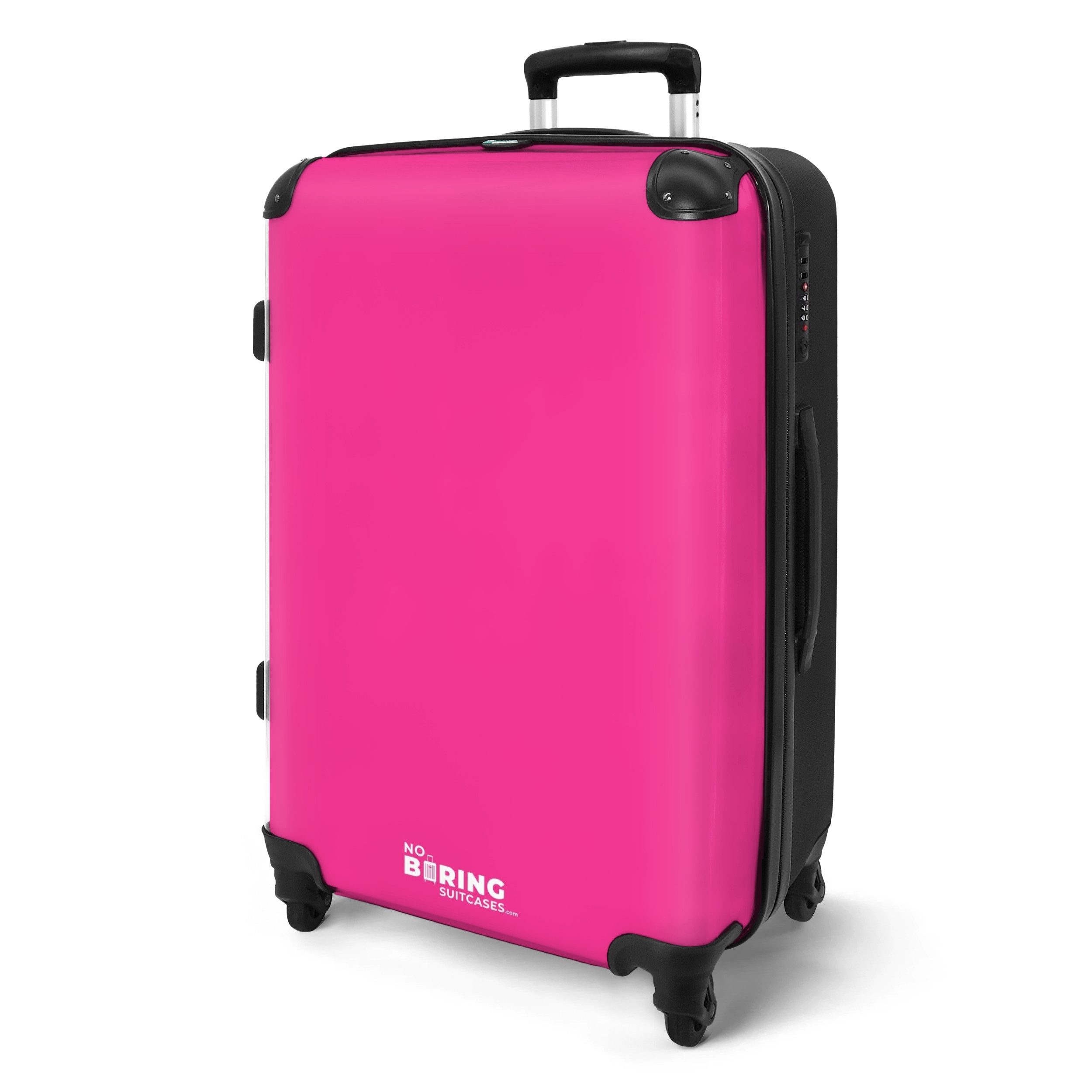 NoBoringSuitcases.com© Hartschalen-Trolley Rosa - Einfarbig 67 günstig online kaufen