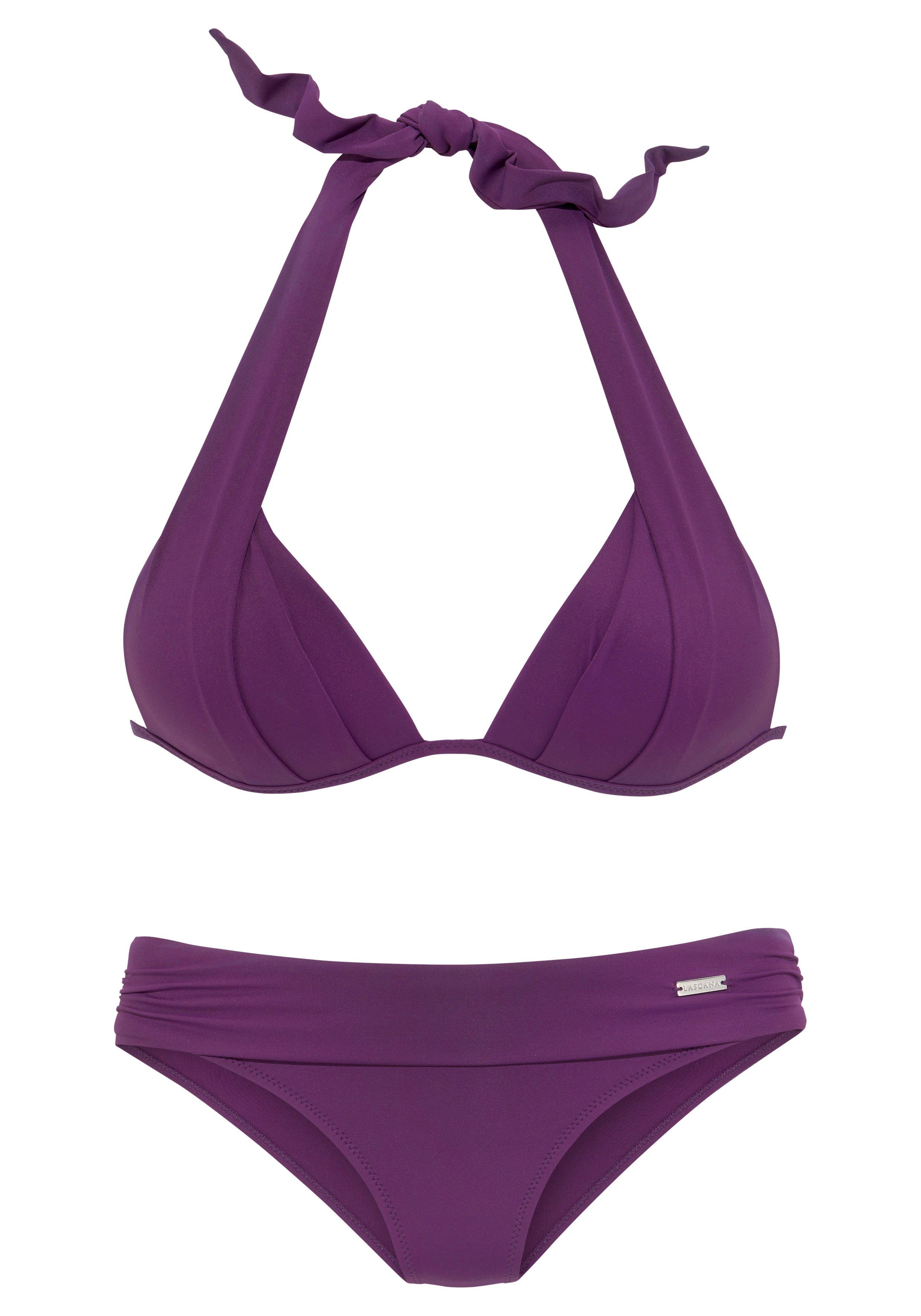 LASCANA Triangel-Bikini im Nacken zu binden, wattierte Cups, mit eingearbeiteten Kissen. € 69,99
