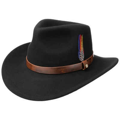 Stetson Cowboyhut (1-St) Cowboyhut mit Lederband