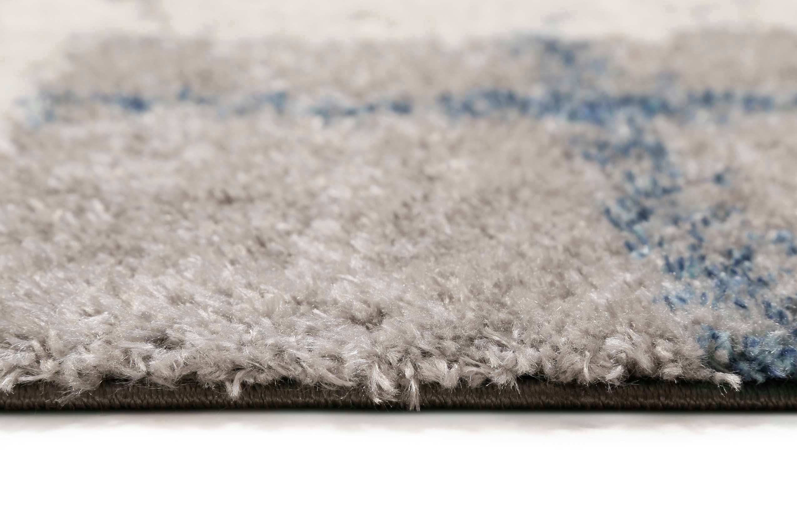 Esprit Hochflor-Teppich Nora ESP-80336, rechteckig, Höhe: 30 mm, Shaggy, Langflor, mit Karo-Muster, Wohnzimmer