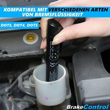 MAVURA Leitwertmessgerät BrakeControl Bremsflüssigkeitstester Bremsflüssigkeitsprüfer 5 LED, Auto Brake Fluid Tester DOT3 DOT4 DOT5 Bremsflüssigkeit Tester Prüfer