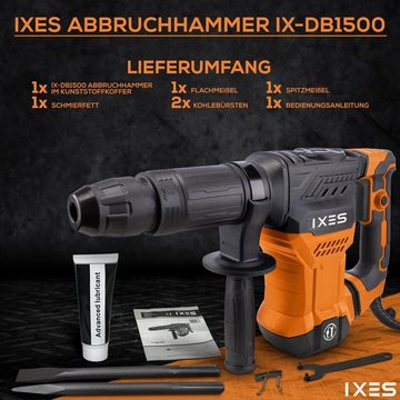 Scheppach Abbruchhammer IXES Abbruchhammer DB1500 20 Joule SDS-MAX Stemmhammer Meißelhammer, 1300 in W, für SDS-MAX