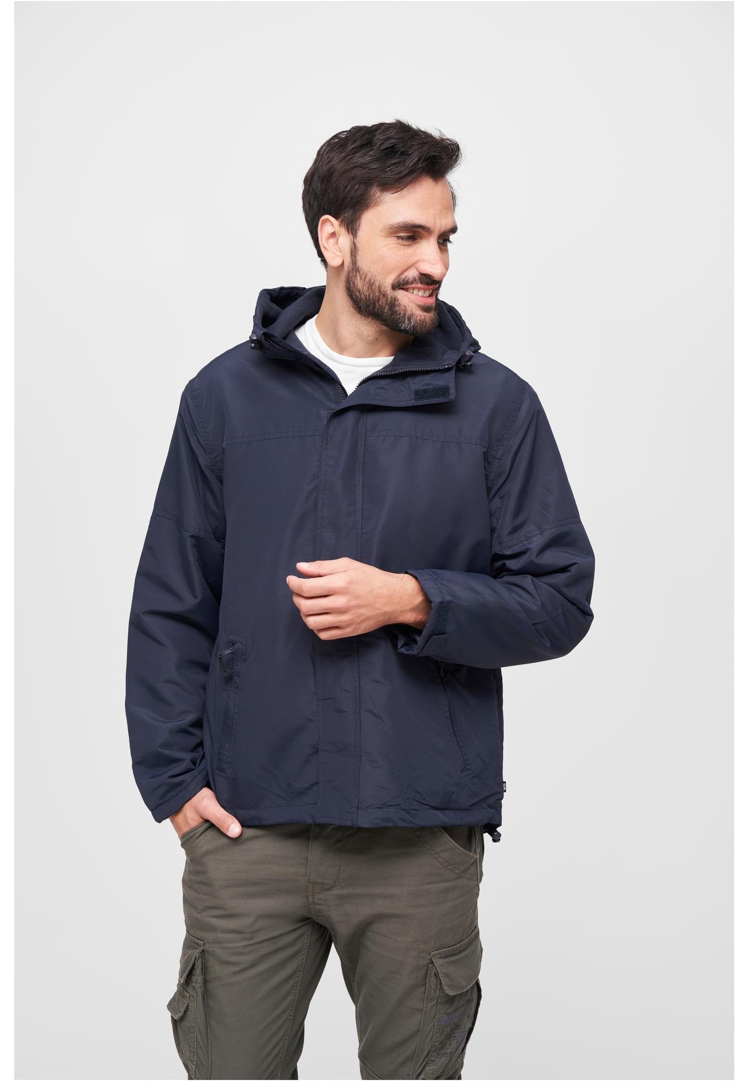 Brandit Outdoorjacke (1-St) navy Herren Windbreaker Frontzip