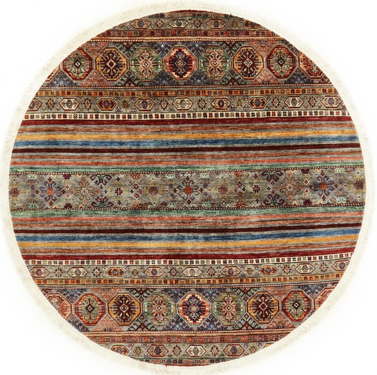 Orientteppich Arijana Shaal 169x168 Handgeknüpfter Orientteppich Rund, Nain Trading, rund, Höhe: 5 mm