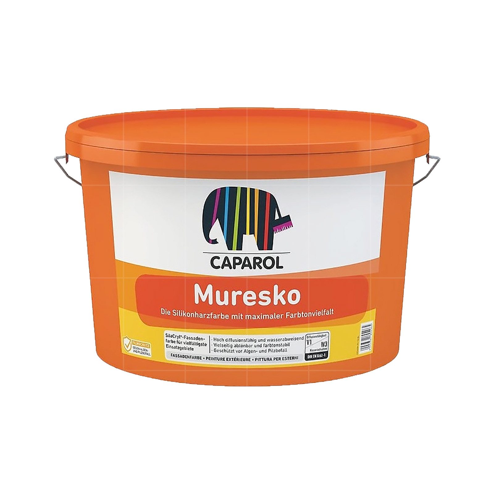Caparol Fassadenfarbe Muresko - 5 Ltr (Weiss)