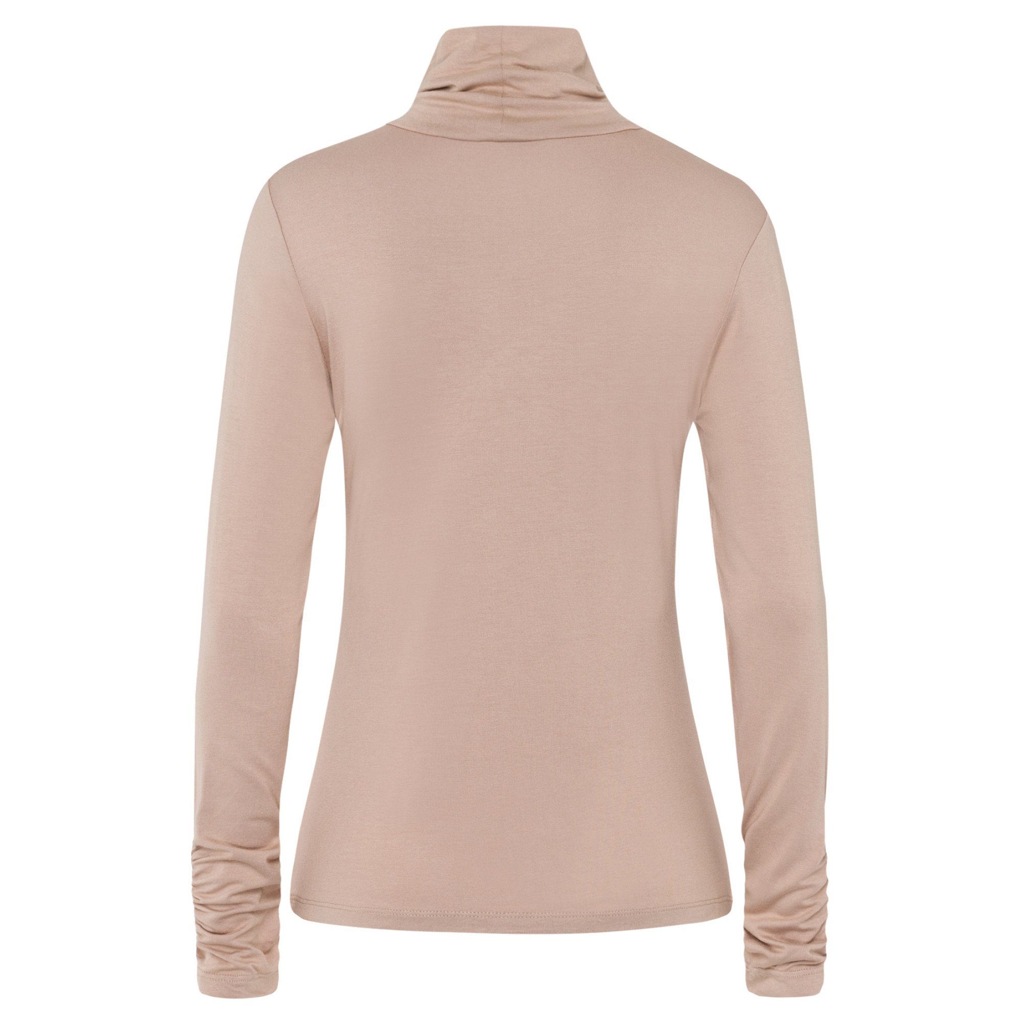 MORE&MORE Rollkragenpullover Shirtrolli beige