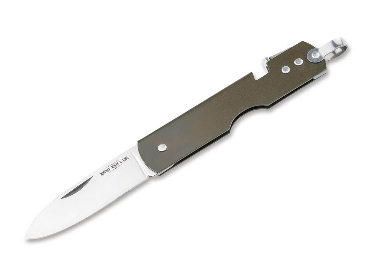 Böker Plus Taschenmesser History Knife & Tool Japanese Army Pen Knife Can Opener Taschenmesser, (1 St), inclusive Dosenöffner