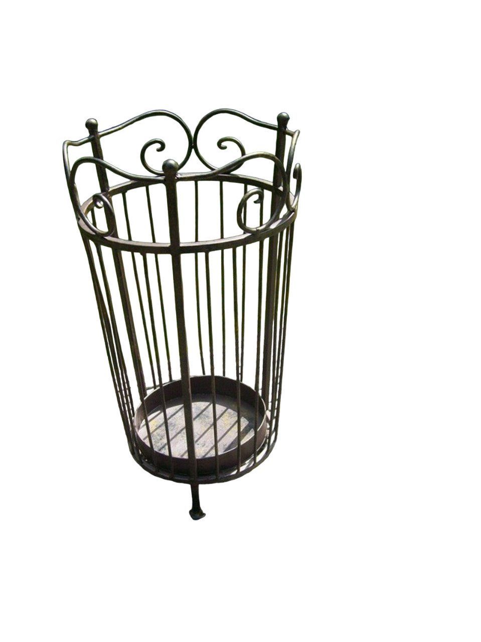 Deko-Impression Schirmständer Verzierter Schirmständer, Schirmablage Landhaus Eisen, massiv, 46 cm (1 St)