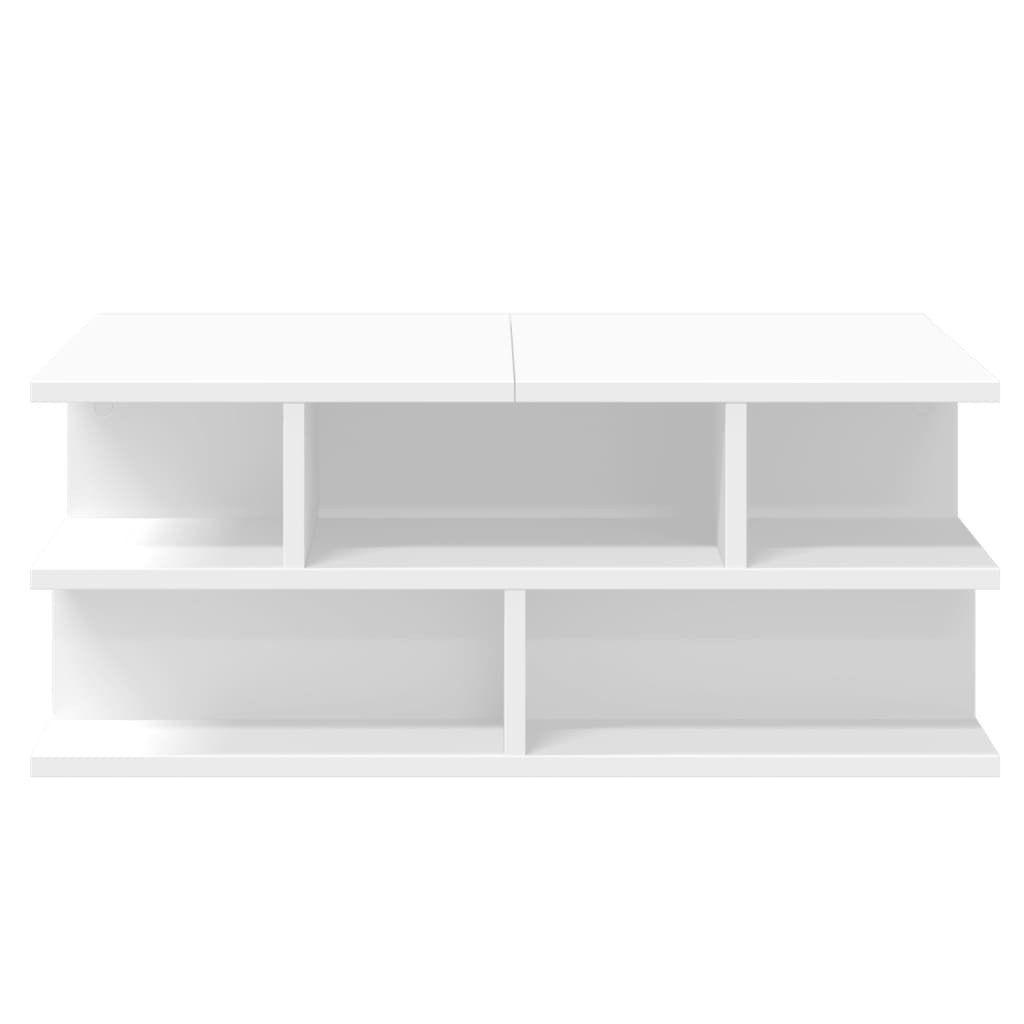 vidaXL Couchtisch Couchtisch Weiß 70x70x29 cm Holzwerkstoff (1-St)