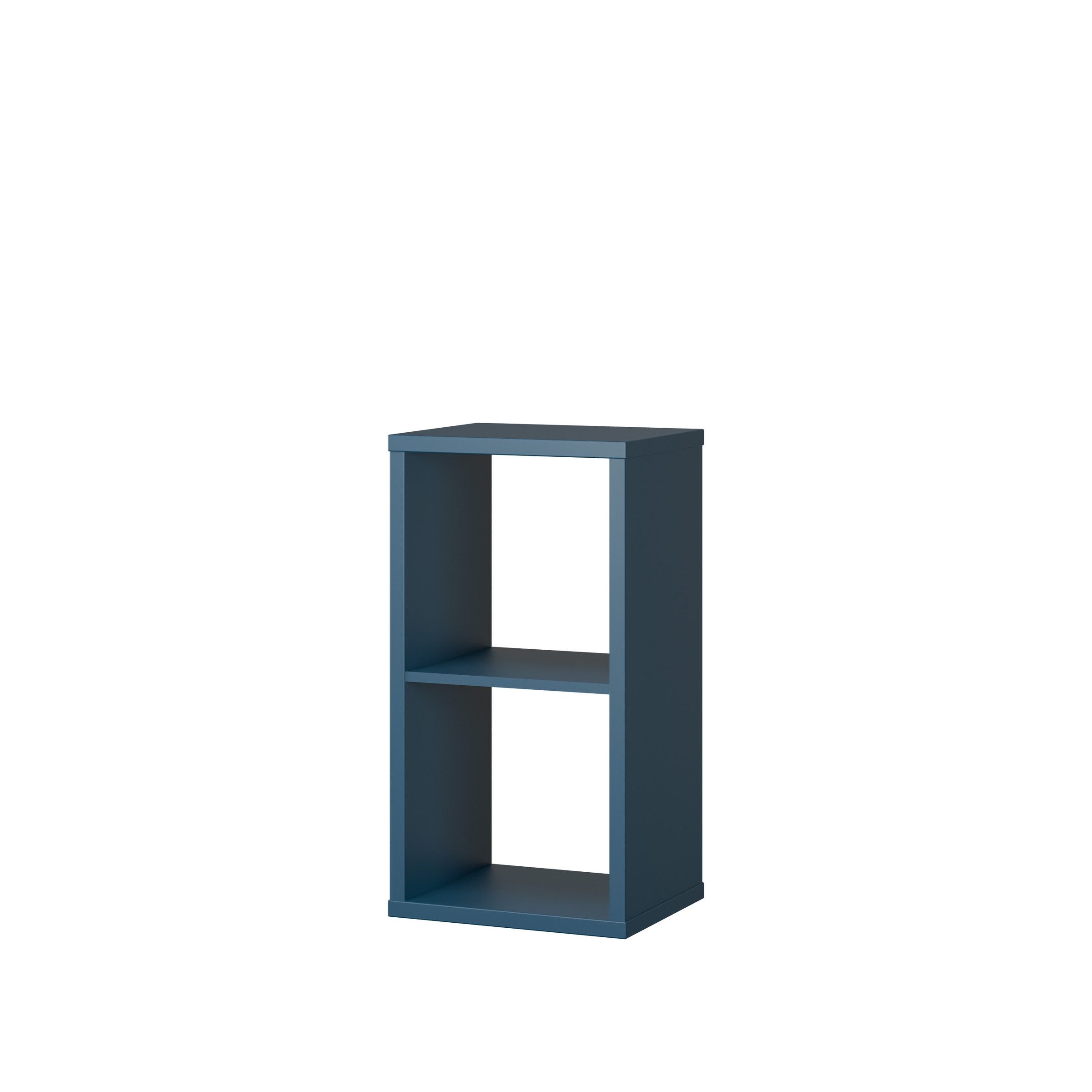 PREISBRECHER Regalwürfel MAURO, in Nachtblau - 38,2x72,8x32,9cm (BxHxT)