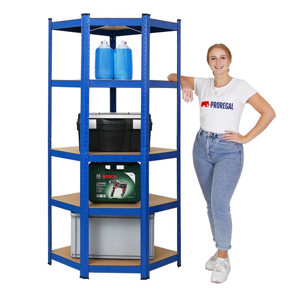 PROREGAL® Eckregal Eckregal Ragnar, HxBxT 180x70x40 günstig online kaufen