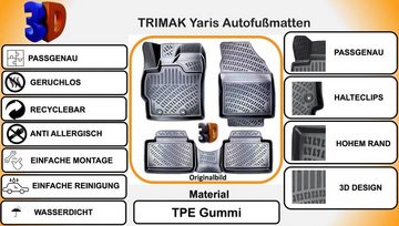Trimak Auto-Fußmatte, TRIMAK Toyota Yaris 4.Gen. (XP21) ab 2020 Autofußmatten Gummimatten
