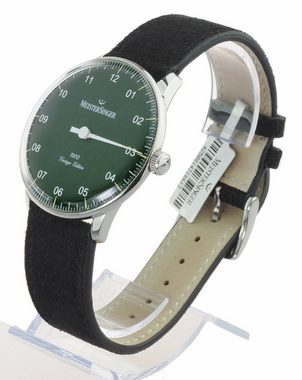 Meistersinger Automatikuhr Herren Uhr Neo Vintage ED LTD Black ED-FR21-NE409D Einzeiger Uhr, Einzeiger Uhr, Limited Edition