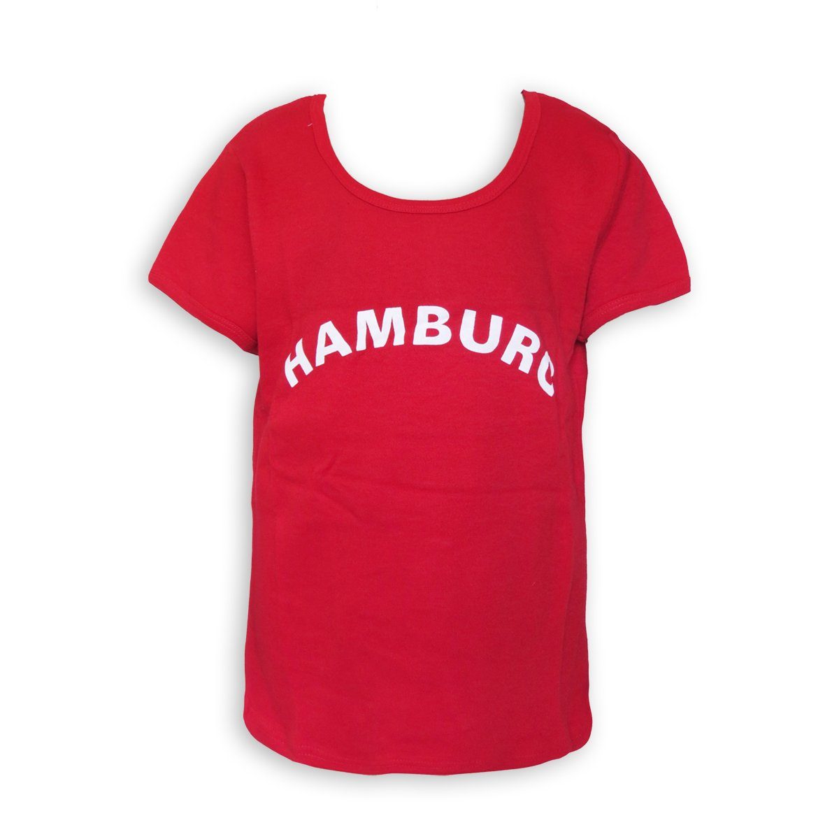 Teens Hamburg für Sonia Mädchen Shirt Aufdruck mit rot T-Shirt Top Originelli