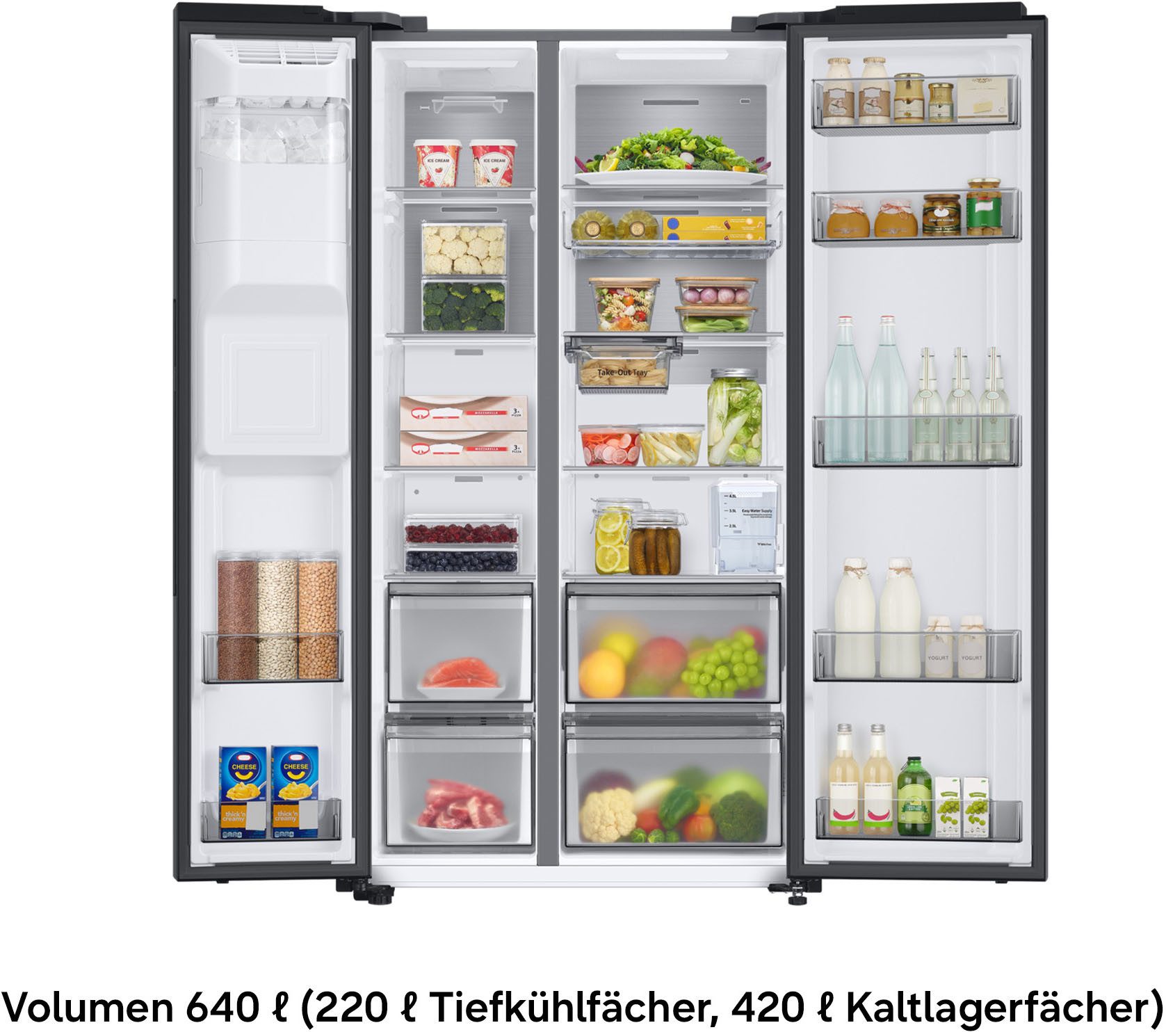 Samsung Side-by-Side RS80F RS80F65KDF, 178 cm hoch, 91,2 cm breit