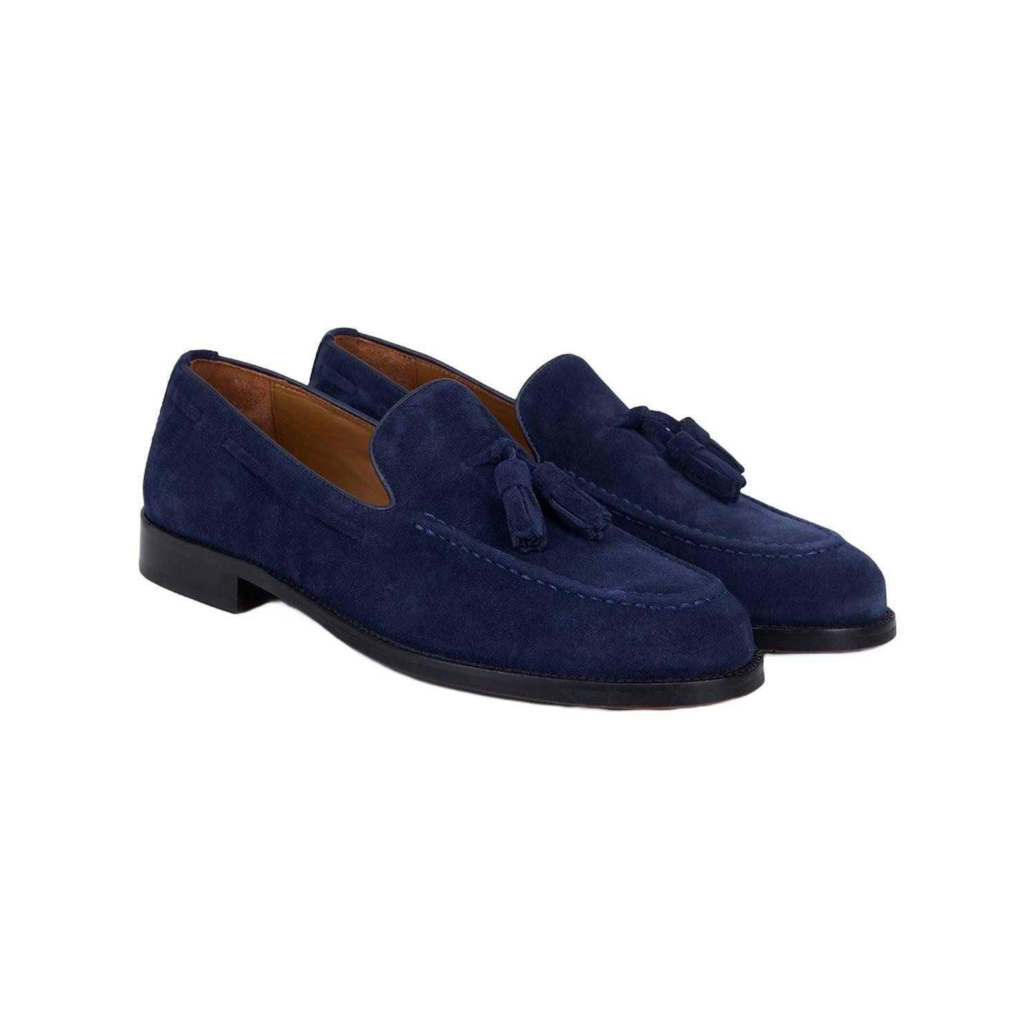 Desa DESA Herren-Loafer aus Wildleder mit Quasten Loafer