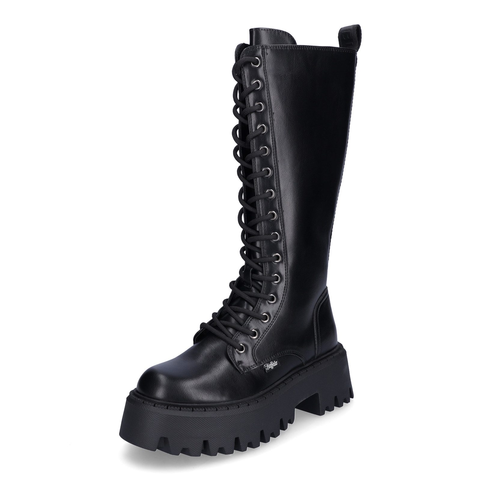 Buffalo Buffalo Damen Stiefel Aspen Lace Up Hi schwarz Stiefel