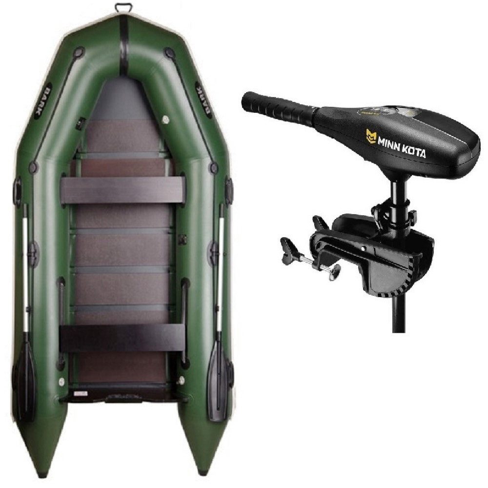 BARK Boote Schlauchboot BT-330 im Set mit e-Motor MINNKOTA Endura MAX 45, (Spar-Set, -, Schlauchboot mit Motor)