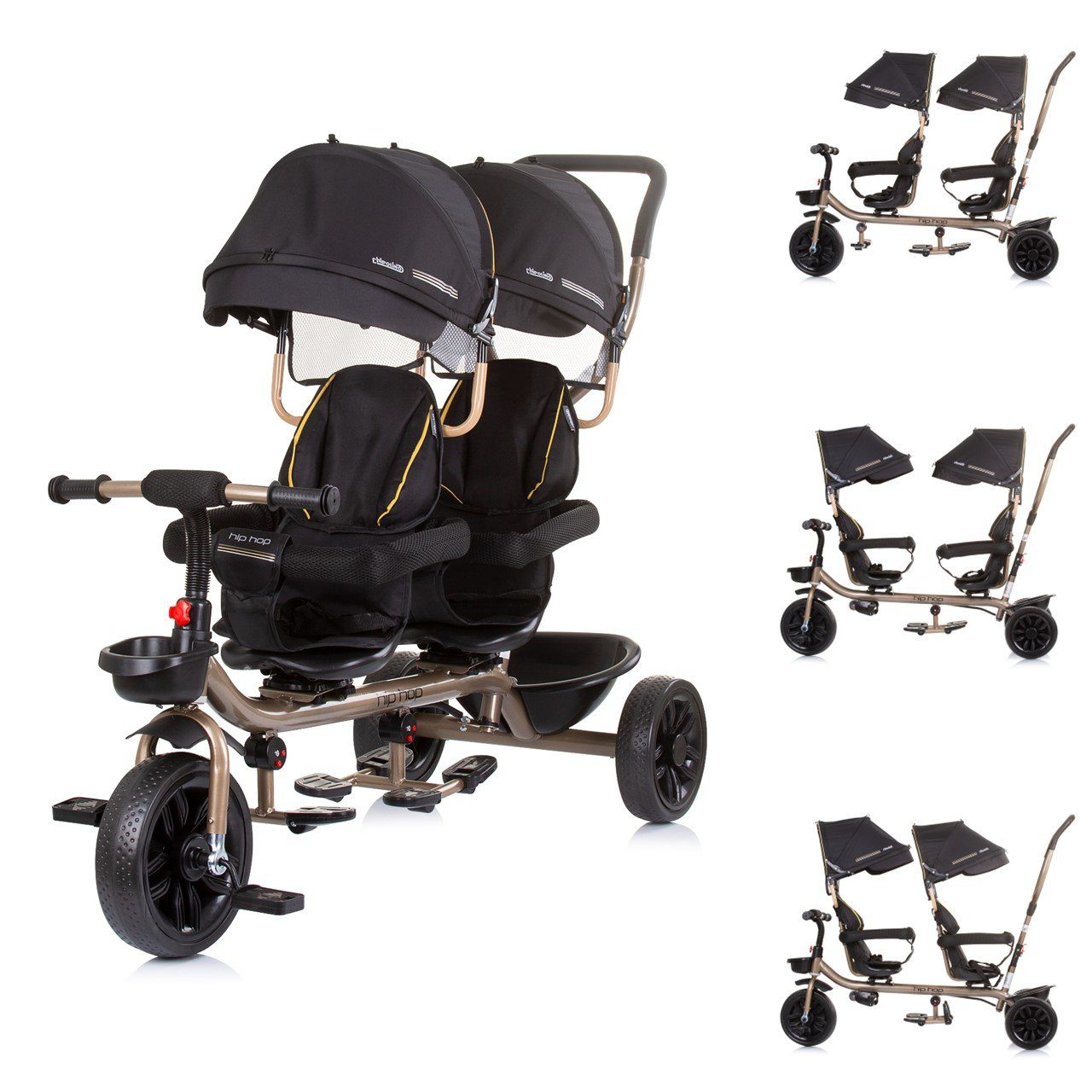 Chipolino Dreirad Geschwisterdreirad Tricycle Hip Hop, günstig online kaufen