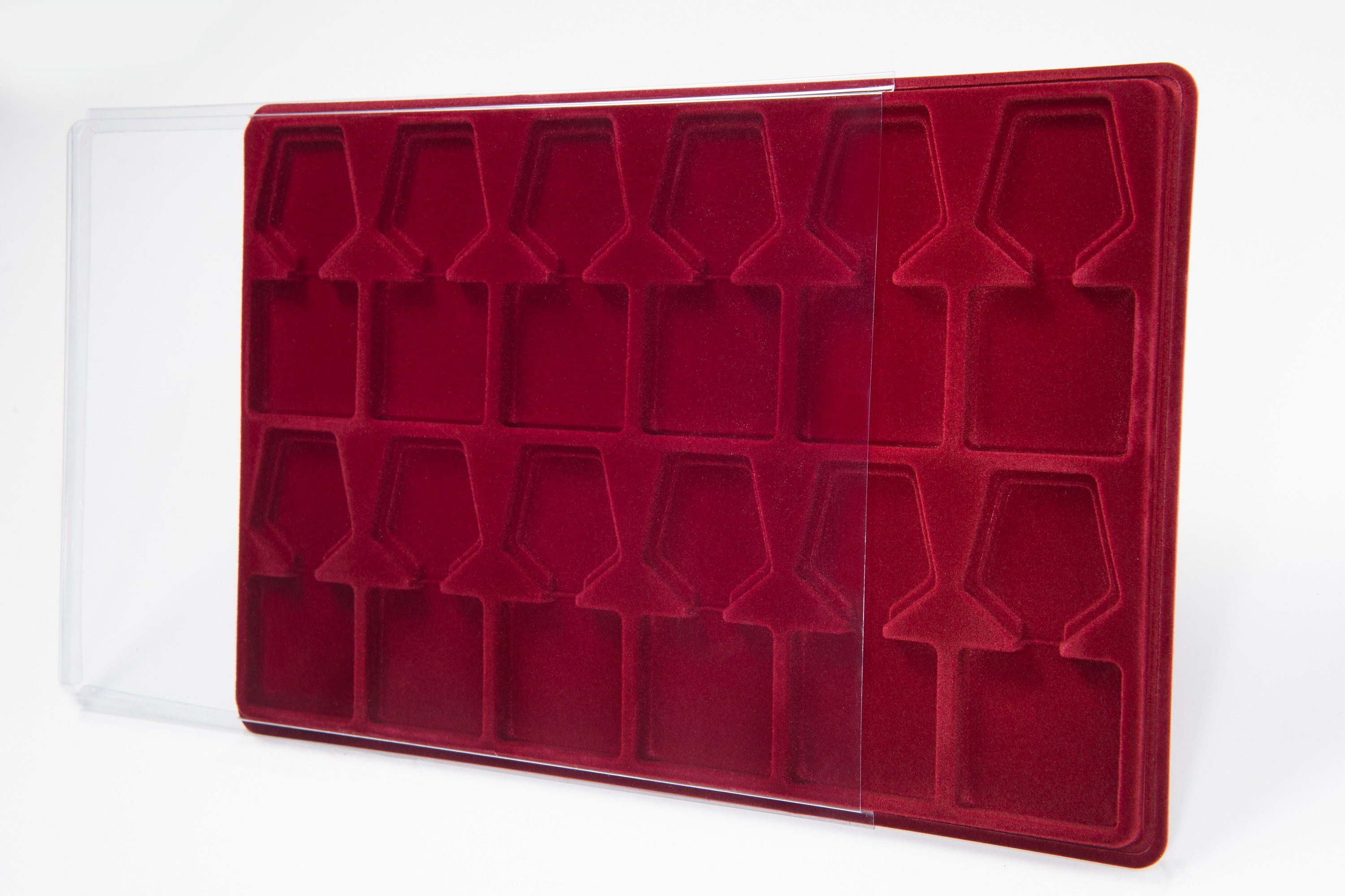 MC.Sammler Aufbewahrungsbox MC.Sammler Münztableau mit Schutzdeckel, günstig online kaufen