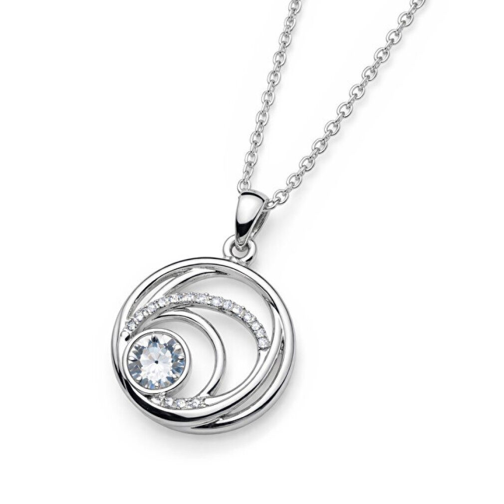 Oliver Weber Kette mit Einhänger Necklace with Crystals Orbit 11953
