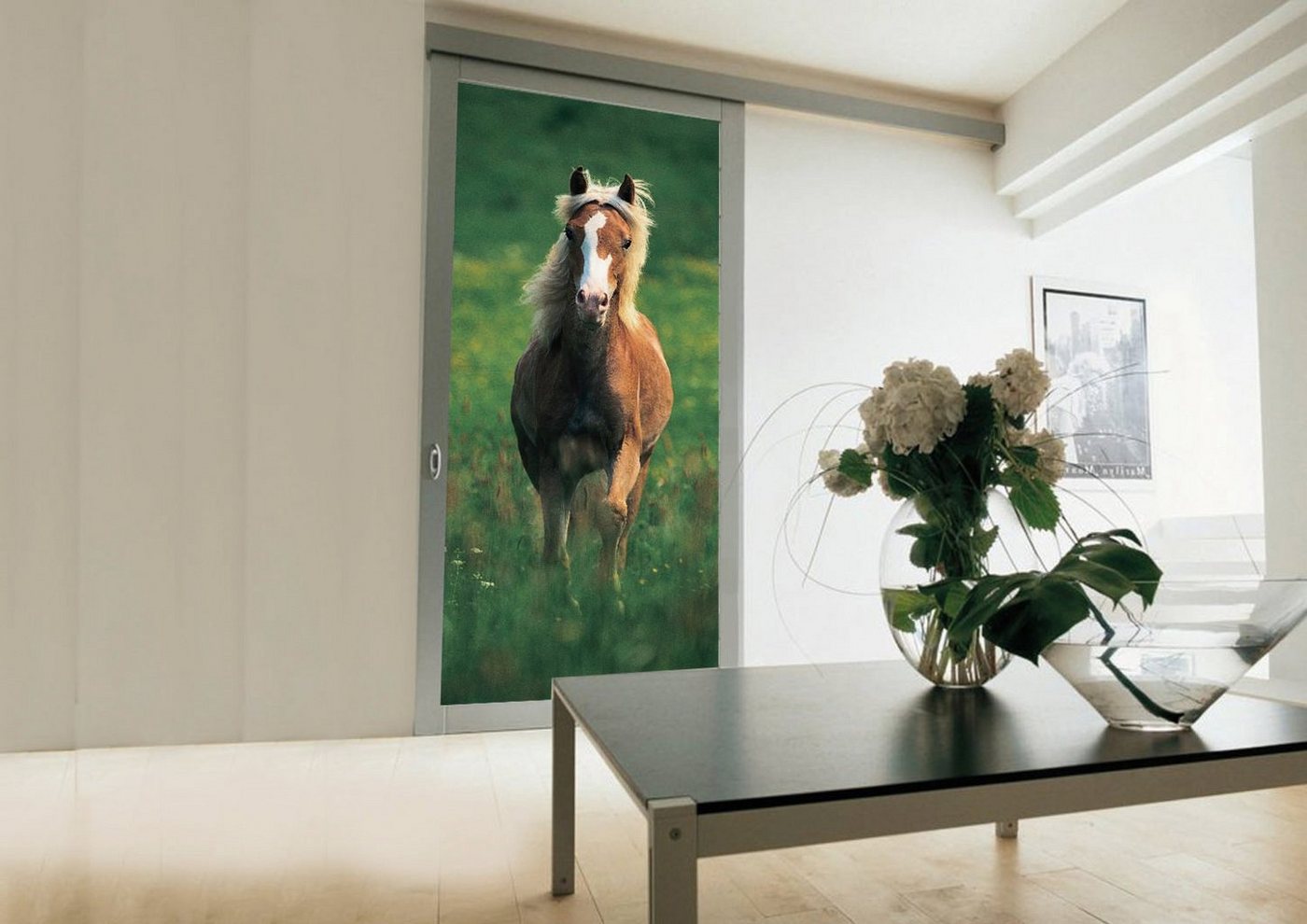 Papermoon Fototapete »Haflinger Horse - Türtapete«, matt, (2 St), Vlies, 2 Bahnen, 90 x 200 cm-HomeTrends