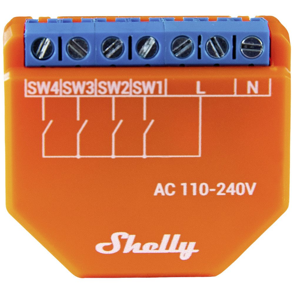 Shelly Shelly Qubino Wave i4 Szenarienmodul Z-Wave Smart-Home-Zubehör