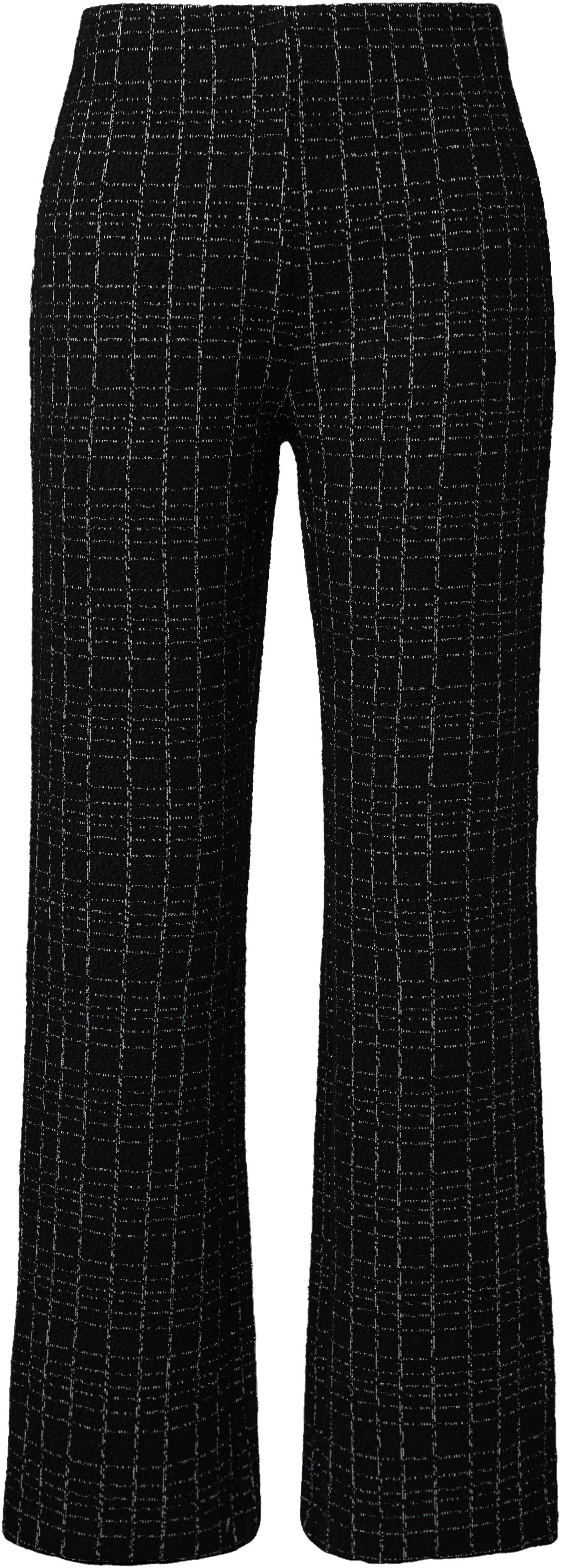 comma Stoffhose Sommerhose mit grafischem Muster