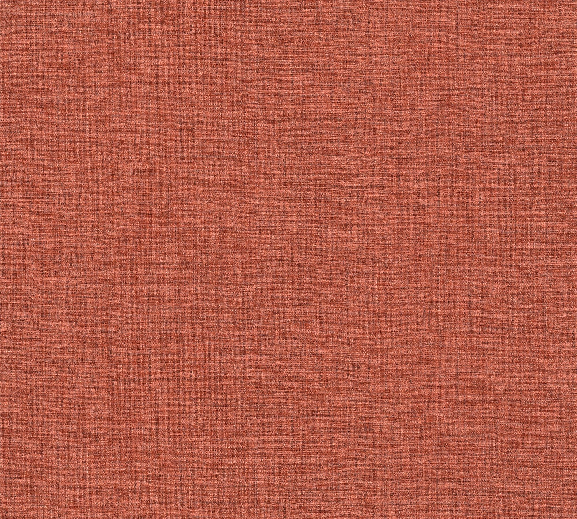 Uni Vliestapete Desert Tapete rot Einfarbige Ton-in-Ton, walls strukturiert, living unifarben, Lodge,