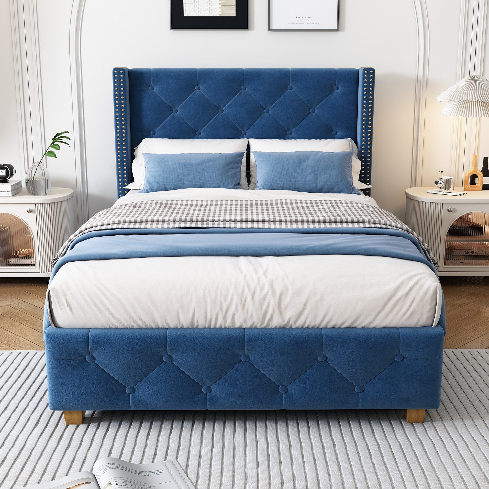 STILVORA Polsterbett Jugendbett 90×200cm Bettgestell Kinderbett,Schaumstoff günstig online kaufen
