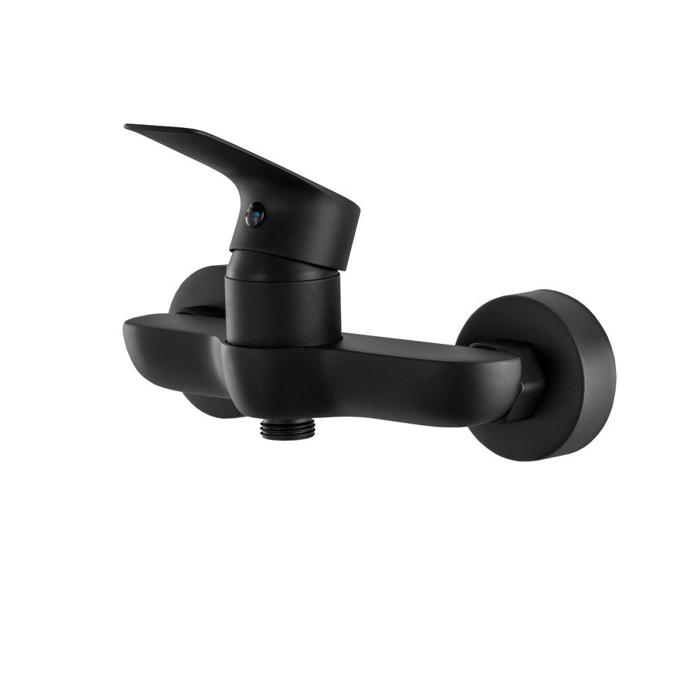Lavre Duscharmatur PICO Brausearmatur Einhebelmischer Aufputz Duschbrause, schwarz