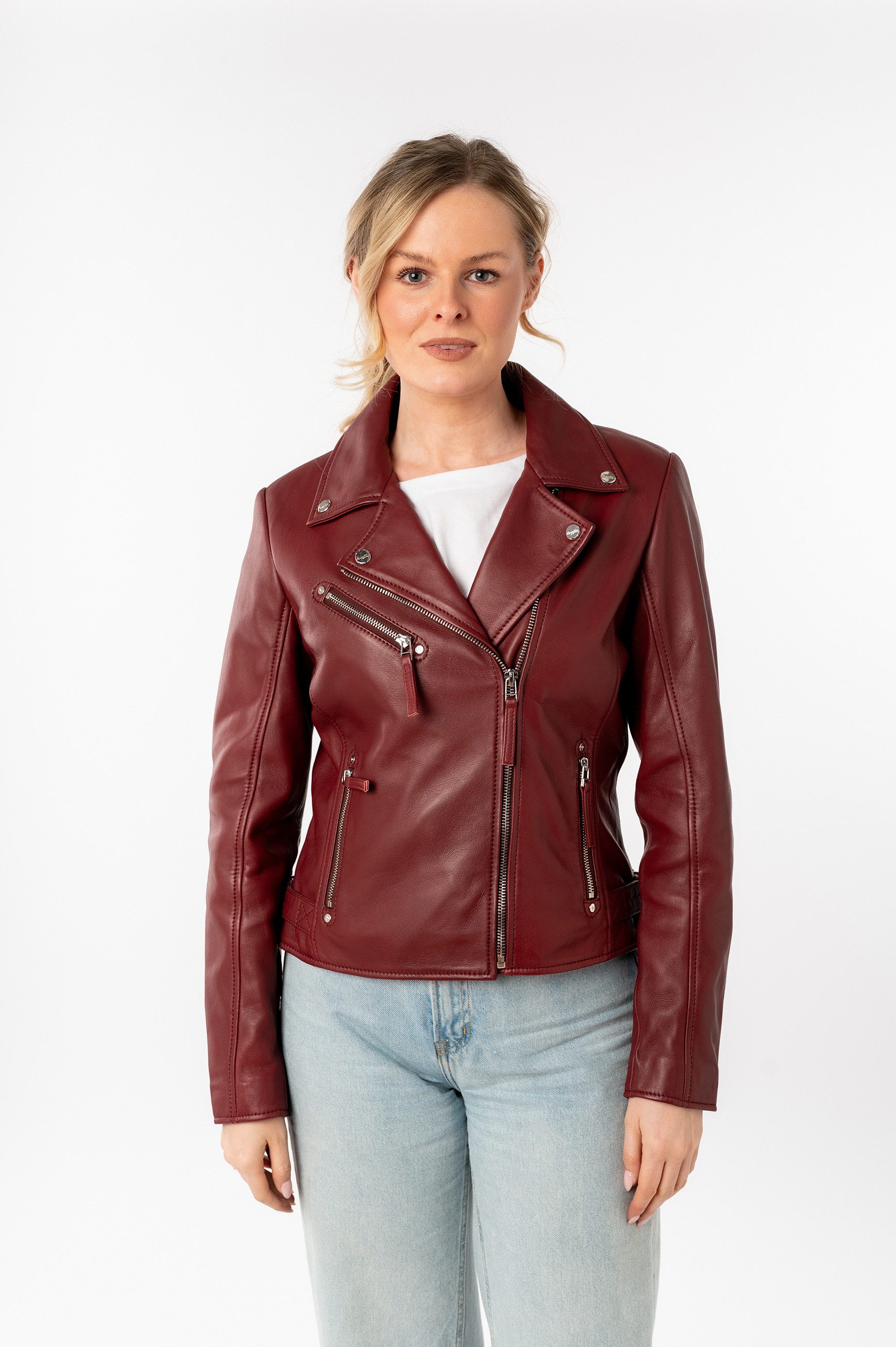 Mauritius Lederjacke MWPasja mit Reverskragen günstig online kaufen