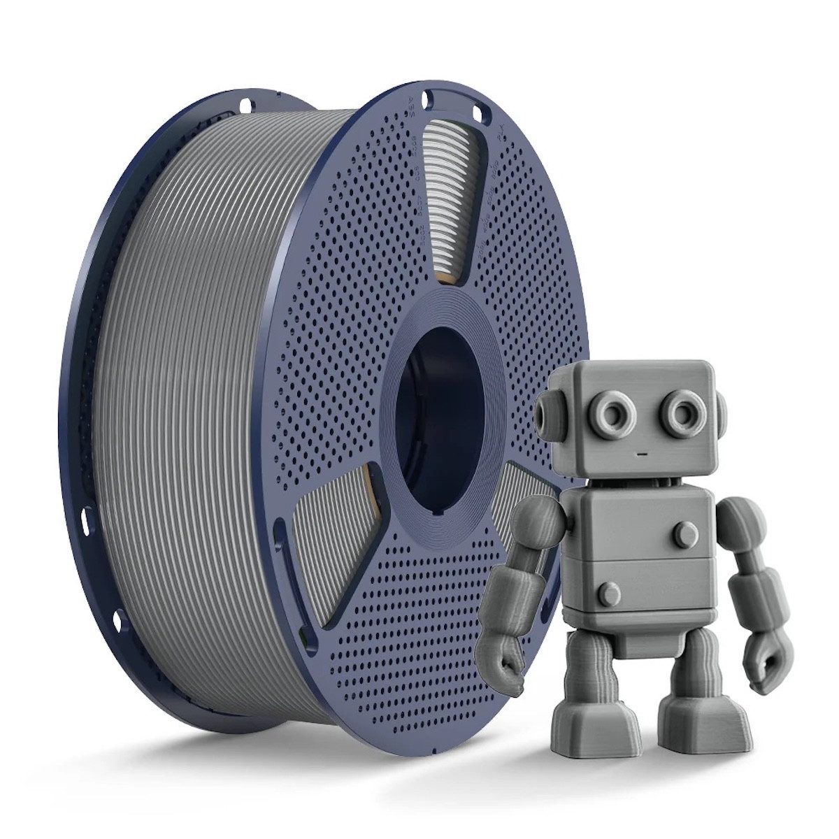 SUNLU Filament SUNLU PETG Filament 1kg Grau, Eine sehr gute Schichthaftung bei geringer Verformung