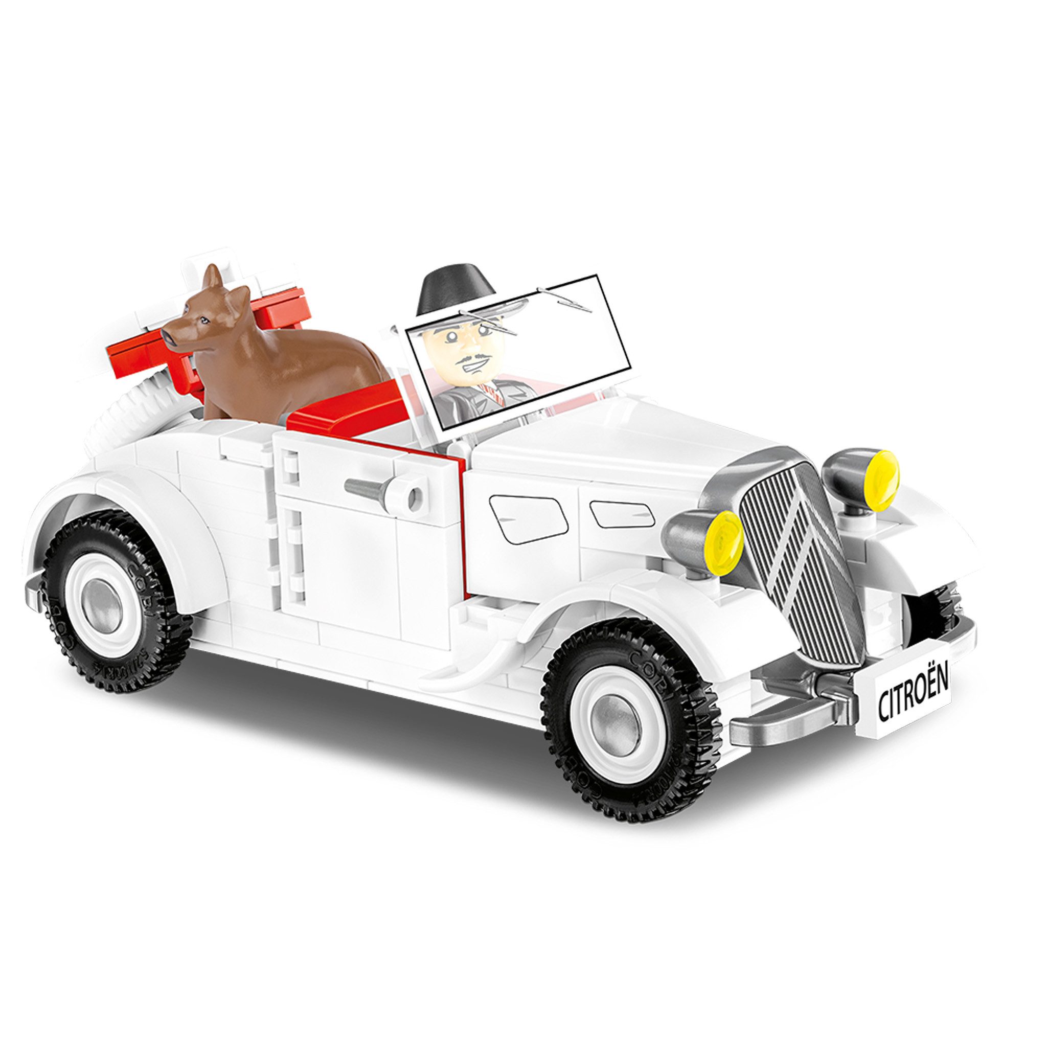 COBI 2264 - 1934 weißer Citroen Traction 7C (Cobi) Spielbausteine, (199 St)