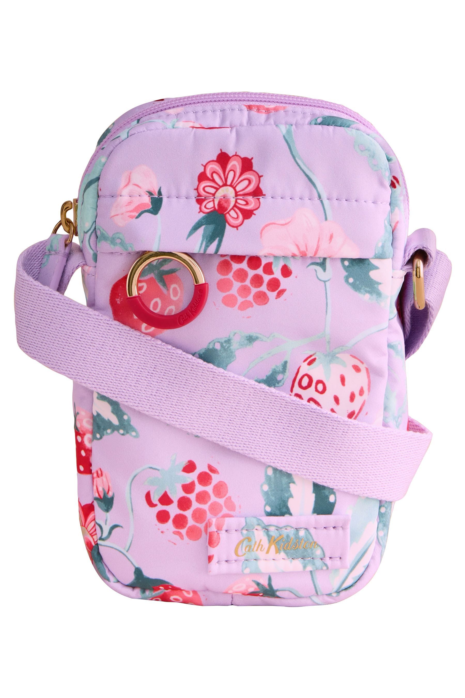 Cath Kidston Umhängetasche Cath Kidston Telefon-Umhängetasche, Himbeer-Print (1-tlg)