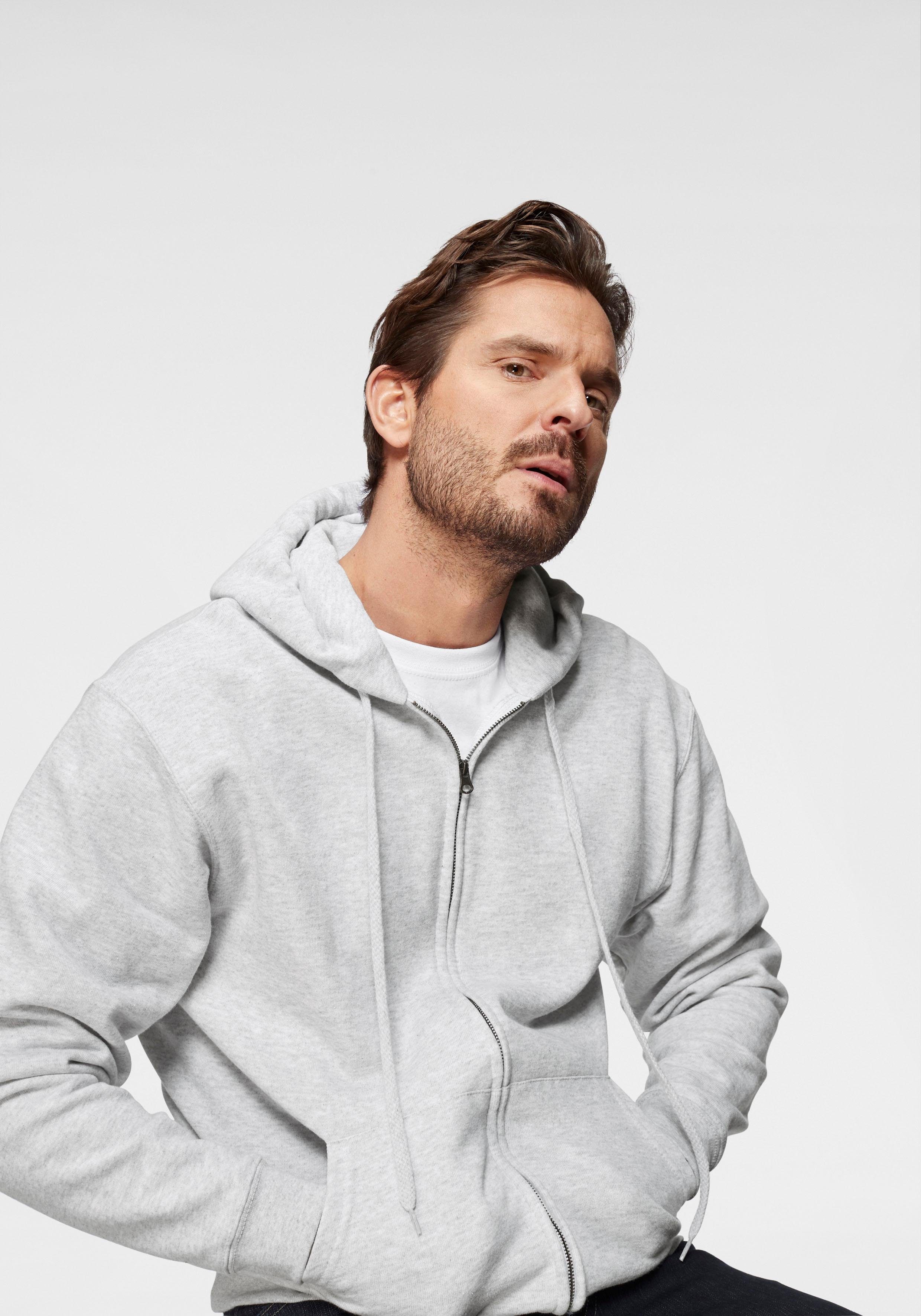 Fruit of the Loom Kapuzensweatjacke mit Kängurutasche