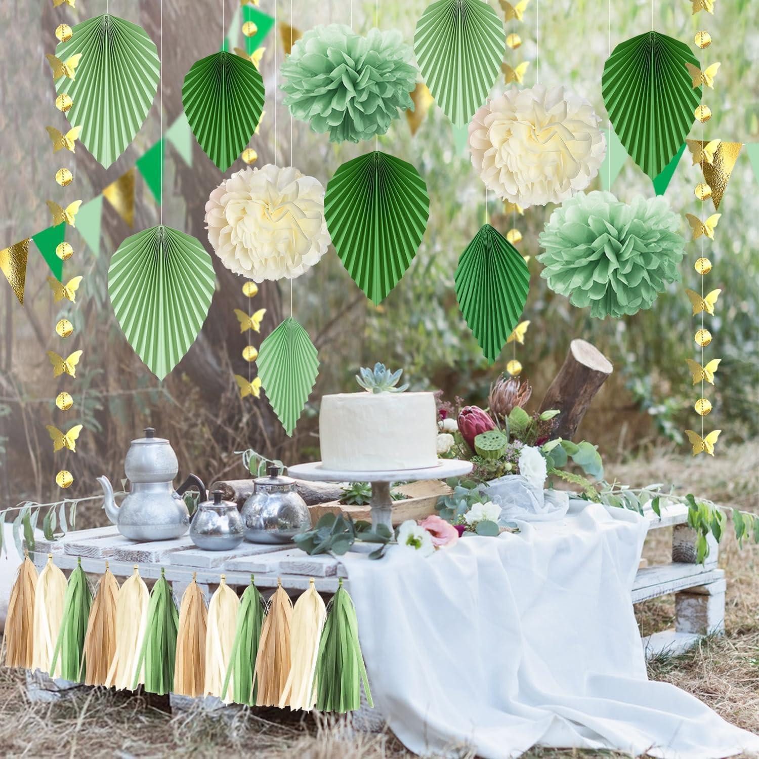 LuxusKollektion Wimpelkette Dschungel Party Deko Set Jungle Safari Geburtstagsdeko Jungle – Bild 5 von 5