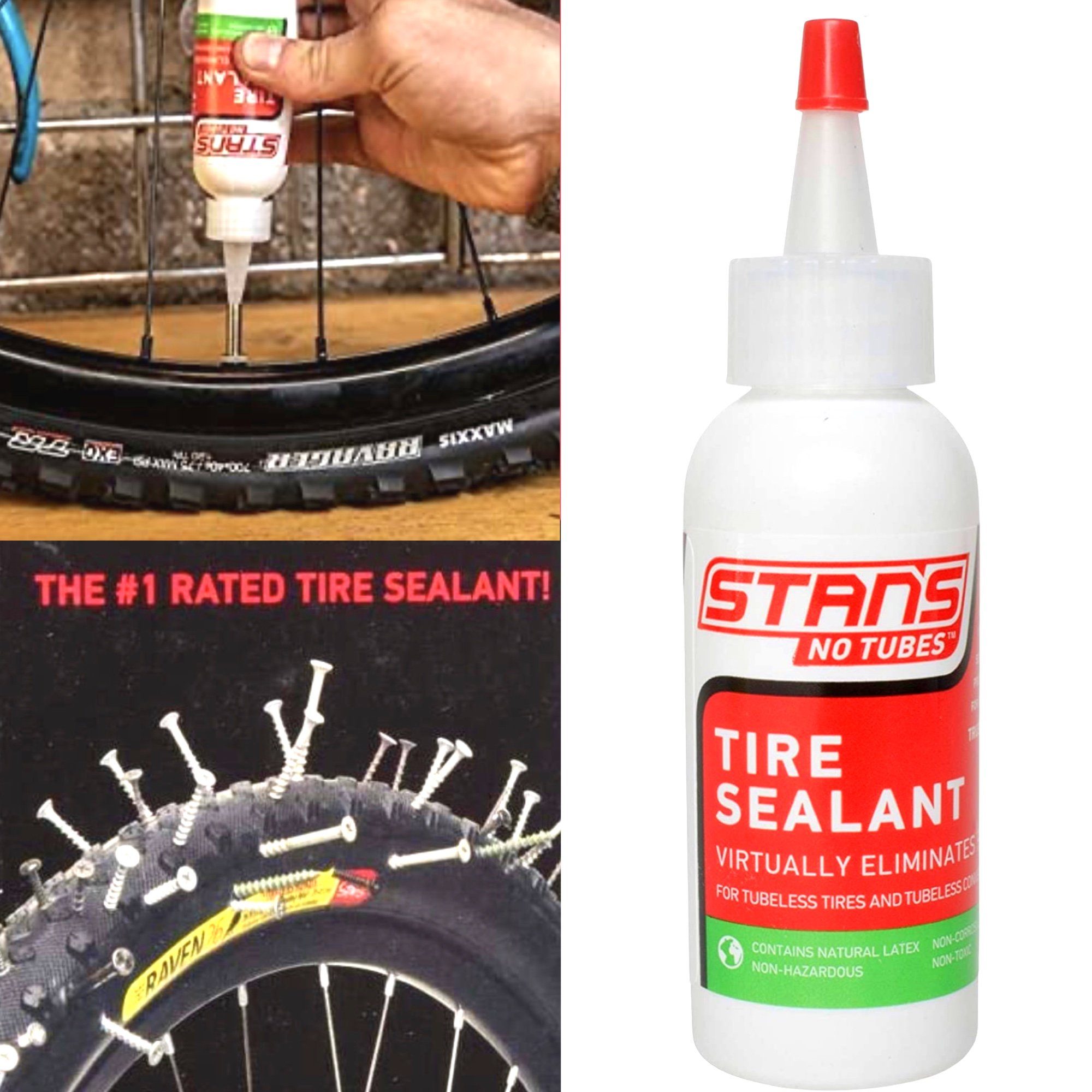 Stan's Notubes Fahrrad-Montageständer Stan's Notubes MTB Ebike Tubeless UST Reifen Milch Dichtmittel 59ml