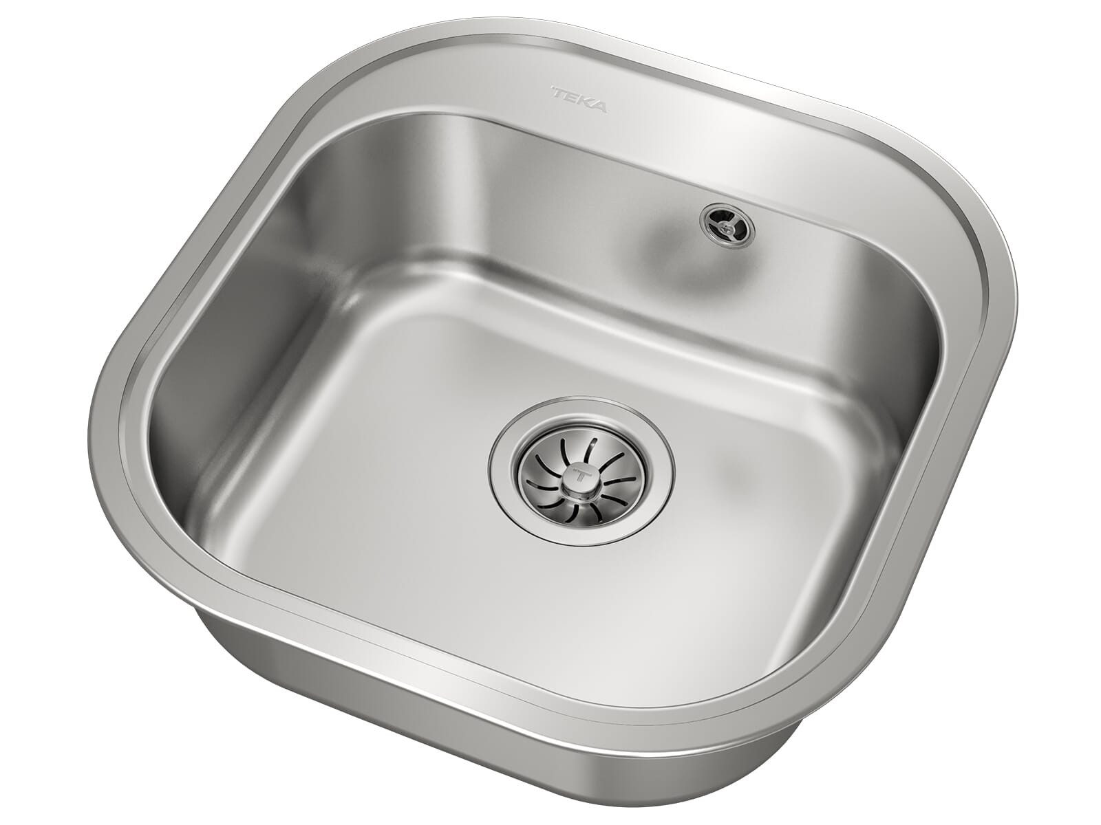 Teka Edelstahlspüle, sonderform, 47/49 cm, (1 St)