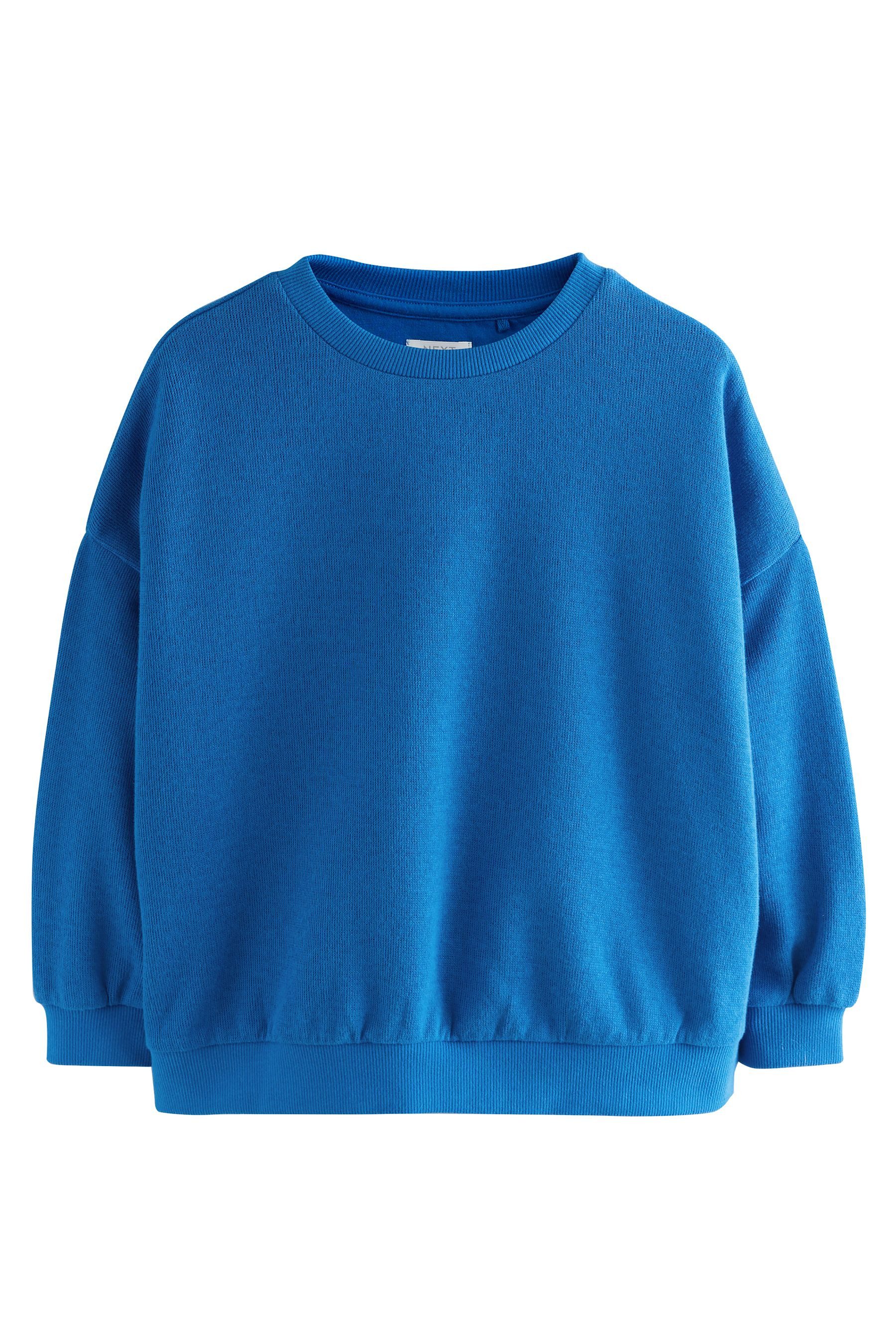 Next Sweater Geripptes, gemütliches Oversized Fit Sweatshirt (1-tlg)