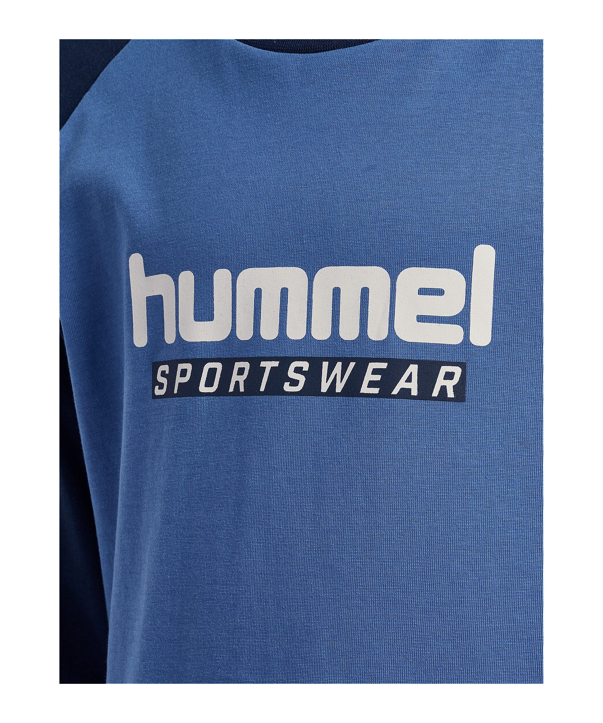 hummel T-Shirt Hummel Logo T-Shirt Kids Kurzarm-Shirts Kinder Baumwolle